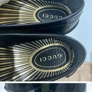 Gucci | Shoes | Mens Gucci Gold Logo Embellished Leather 